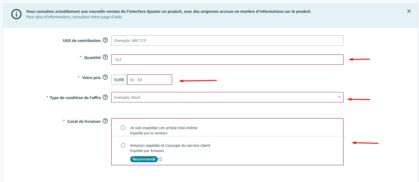 Vendre ce produit — Seller Central