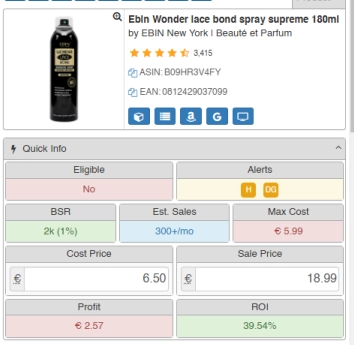 Commerces et produits pour l’achat revente